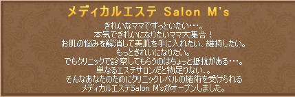 メディカルエステ Salon M's